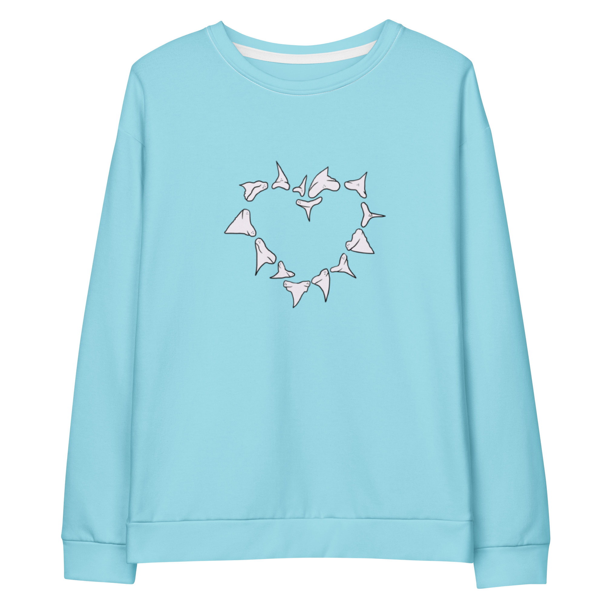 Shark Love Sweatshirt in Blizzard Blue