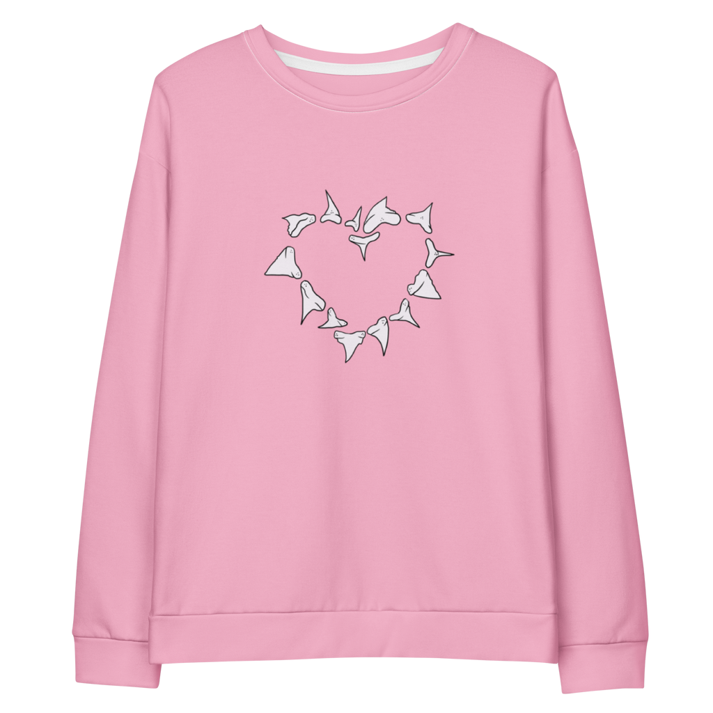 Shark Love Sweatshirt in Cotton Candy