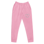 Shark Love Women's Sweatpants in Cotton Candy Pink