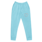 Shark Love Women's Sweatpants in Blizzard Blue
